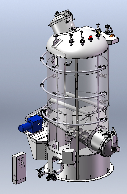 Esterilizador Vertical, para Frutos de Palma