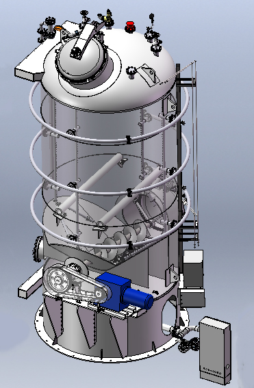 Esterilizador Vertical, para Frutos de Palma